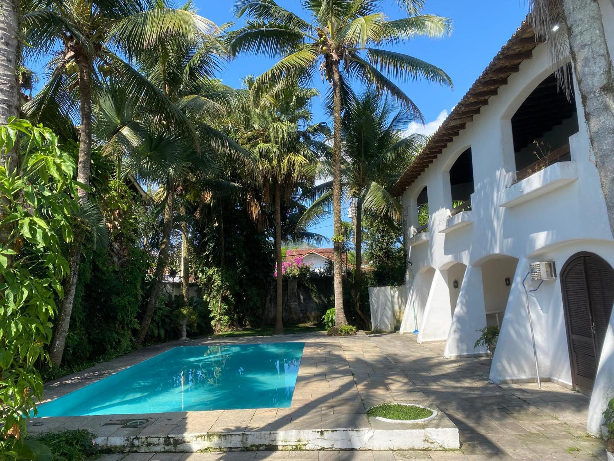 הוילה Casarao No Guaruja Com Piscina מראה חיצוני תמונה